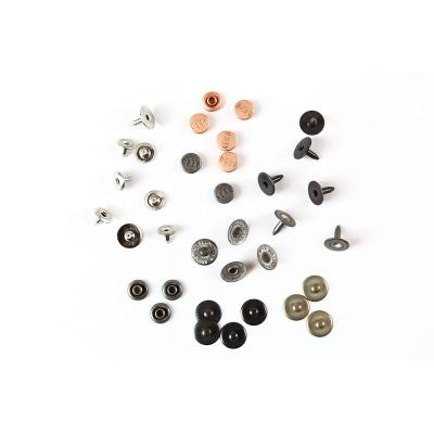 China Washable Custom Rivets Metal Studs Quick Rivet For Craft Bag Belt Clothing Garment Leather Shoes for sale