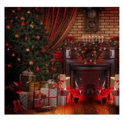 China Seamless Christmas Pictures Photography Backdrop Christmas Photo Backdrop Kids Photo Studio Props Christmas Party Decoration Backdrop for sale