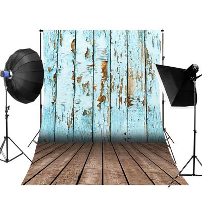 China Seamless Wood Floor Photography Green Vegetation Background Flower Backdrops For Photo Studio for sale