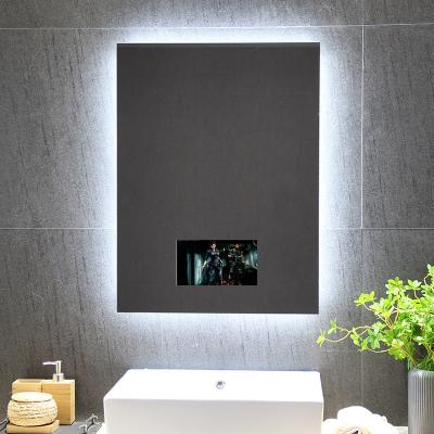 China Illuminated Bath LED TV Wall Mounted Backlit Mirror for sale