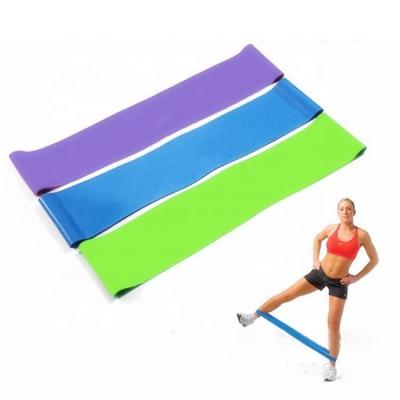 China Hot Selling Eco-Friendly Natural High Elasticity Latex Resistance Bands Set For Home Fitness Exercise for sale