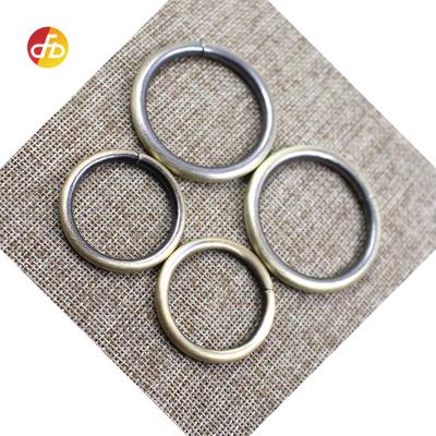 China Bags High Quality Weld Metal O Rings For Bag Metal Anti Nickel Iron O Ring for sale