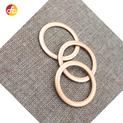 China New Designed Fashionable Lightweight Bags Gold Bag Ring Buckles Round Ring Strap Connecting Ring For Handbag for sale