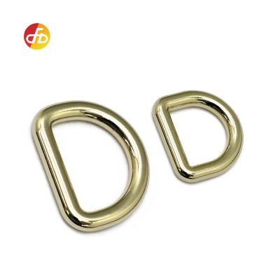 China Wholesale Zinc Alloy Fasion D Ring Handbags Bag Accessories Customized 1 inch D clip for sale