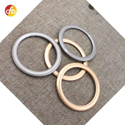 China Bags Custom Size Metal Buckles Bag O Ring For Strap D Clip Slider Strap Handbag Backpack Zinc Alloy for sale