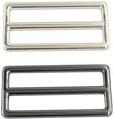 China Metal Belt Slide Buckles Bag Belt Strap Keeper Slider Triglide Adjuster Purse Making Accessories for sale