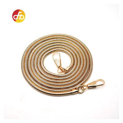 China Nickel Free Wholesale Custom Brass Snake Shape Bag Accessories Metal Bag Chain Hooks For Handbags Purses for sale