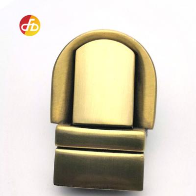 China Wholesale Eco-friendly/Durable Hardware Tongue Press Lock Purse Clasp Bag Lock For Handbag Closure Metal Buckle for sale