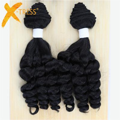 China Short Body Wave Mix Hair 32pcs/pack 2-10 Inch Weave Sew In Synthetic Hair Extension for sale