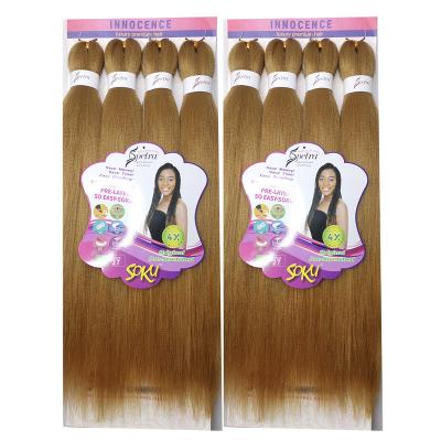 China X-TRESS Synthetic Popular Yaki Hair Straight Heat Resistant Synthetic Braiding Bundle For Women Daily Natural Braiding Hair Extension for sale