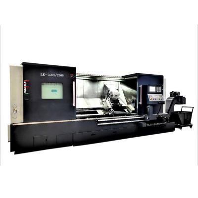 China High Rigid Hard Rail Structure Slant Bed CNC Lathe LK-750H for sale