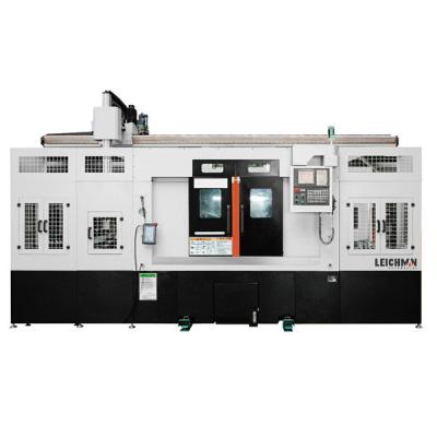 China Präzisionsdoppelspindel CNC-Drehmaschine mit schneller Zufuhr von 24/24m/Min auf X/Y-Achse zu verkaufen