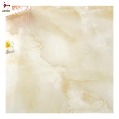 China High Security 600x600 800x800mm Glazed Polished Porcelain Floor Tiles Onyx Looks Tiles for sale