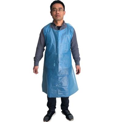 China Waterproof Disposable Plastic Apron For Kitchen Cooking Cooking Apron for sale