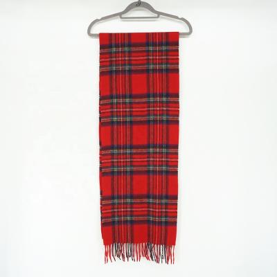 China Cashmere Tartan Classic Multi Color Plaid Woven Luxury Cashmere Christmas Scarf for sale