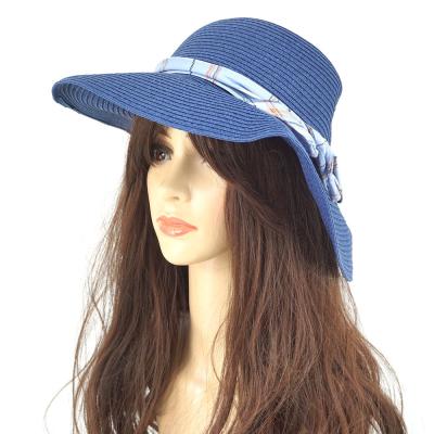 China Character Ladies Brim Cotton Head Band Women Sun Summer Beach Straw Fashion Floppy Hats for sale