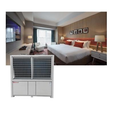 China Outdoor meeting commercial high COP air source heating cooling multifunctional hot water hotel heat pump R32/R410A/R417A for sale