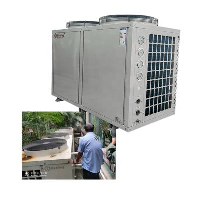 China 36.8KW 42KW outdoor hot air water source heat pump air to water heating system for sale