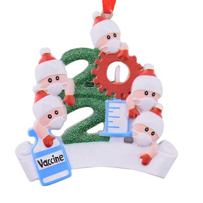 China Christmas Decoration 2021Christmas Ornament Personalized Snowman Christmas Tree Hanging DIY Birthday Party Decoration Gift Pendant Supplies for sale