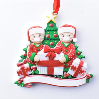 China Christmas Decoration Christmas Tree Ornaments 2020 Quarantine Survivor Family Christmas Decorating Gift Family Christmas Party Decoration for sale