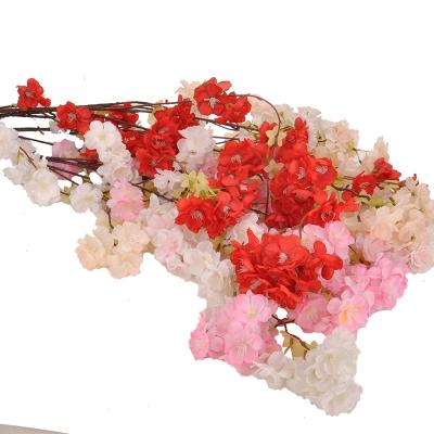 China 2021 Wedding Hotsale Wall Hanging Decorative Sakura Tree Flowers For Home Decor for sale