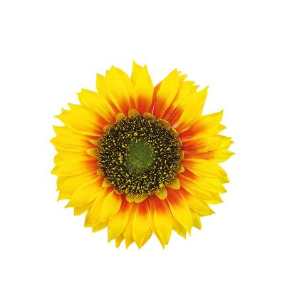 China Fabric / Plastic Artificial Sunflower Head For Party Wedding Home Decoration Preserved Flower Sunflower Soap for sale