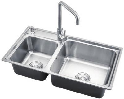 China Without Double Bowls Kitchen Faucet Multifunctional Cheap Farmhouse Stainless Steel Handmade Kitchen Sinks for sale