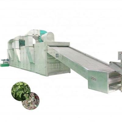 China Medicine Processing Continuous Dryer Equipment Clover High Productivity Multifunction Mesh Belt Drying Machine For Leaf for sale