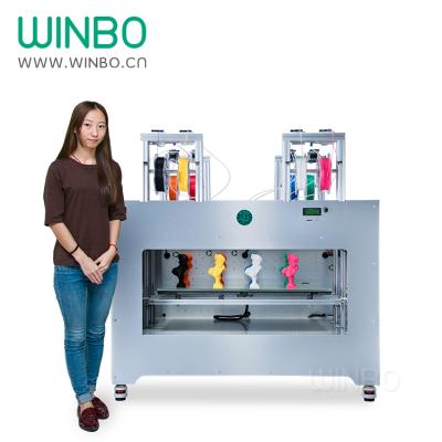 China 3D Printer Winbo 8 Nozzles 3D Printer Print Size: 290*210*310 mm * 8 nozzles, most practical 3D printer for sale