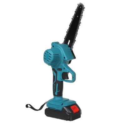 China Household Eco-friendly Handheld Electric Rechargeable Chainsaw Good Quality Tree Log Cutting Tools for sale