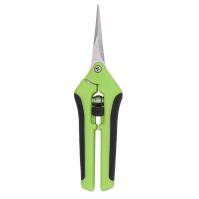 China Professional Anti-Slip Handle China Flower Cutting Garden Plant Flower Tip Scissors Tools Pruners for sale