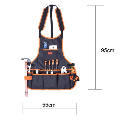 China 2022 High Quality Folder Oxford Cloth Bib Apron 16-Pocket Tool Multiple Tools Anti-fouling Garden Apron for sale