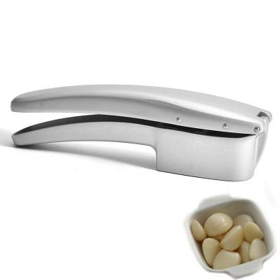 China Kitchen Hot Item Household Amazon Item Garlic Tools Zinc Alloy Garlic Press for sale