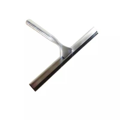 China Factory direct sale window squeegee window cleaning stocked zinc alloy wiper with hook for sale