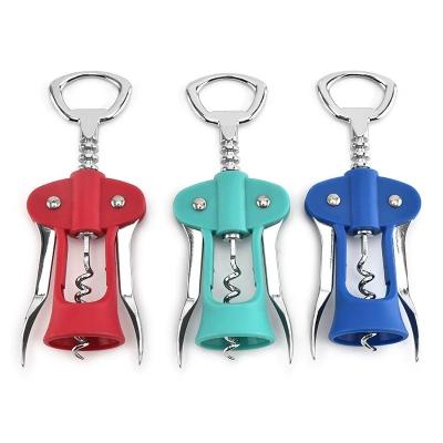 China Custom Wholesale Luxury Zinc Alloy Stocked Bottle Opener Red Wine Corkscrew for sale