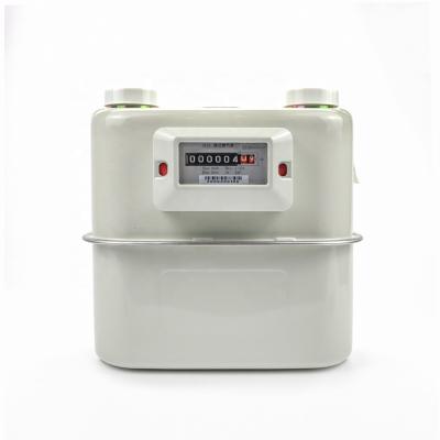 China Domestic Commercial Diaphragm Gas Meter With Steel Case G10-G40 for sale