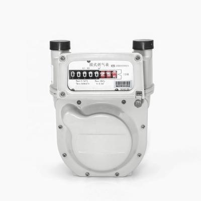 China Domestic Diaphragm Gas Meter With Aluminum Case G1.6B-G6B EN1359 Certificate for sale