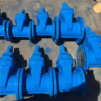 China General Soft Sealed Elastic Seat Signal Flanged Signal Valve Fire Monitoring Gate Valve for sale