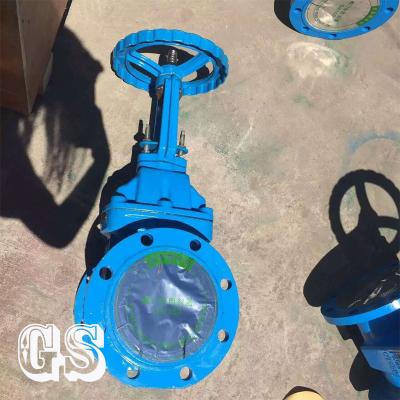 China F4 DIN 3352 DN 100 Gate Valves F4 General Resilient Seated Flanged Gate Valve Price for sale