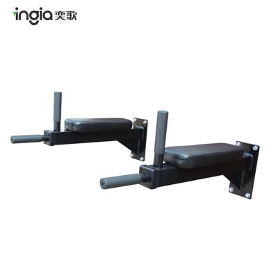 China 300 Kg Knee Bend Leg Raise Vertical Bar Dip Mount Wall Mounted Dip Station For Sale for sale