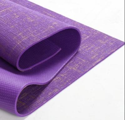 China Portable Women's Fitness Equipment Yoga Mat Environmental Protection Jute Yoga Exercise Non-Slip Yoga Mat for sale