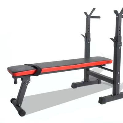 China Modern Adjustable Weight Bench With Barbell Rack Gym Press Bench Workout Weight Bench for sale