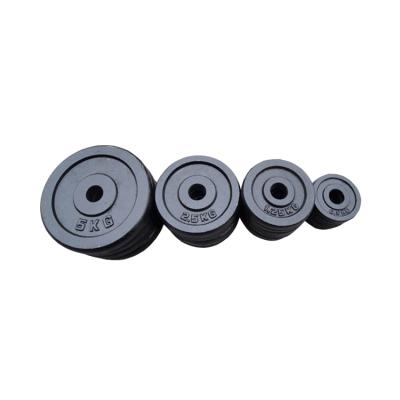 China Paint Barbell Weight Plate Weight Lifting Barbell Strength and Workout and Universal Training Weights for sale