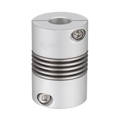 China Aluminium Steel Bellows Shaft Coupling Clamping Motor For Indexing Step Motor à venda