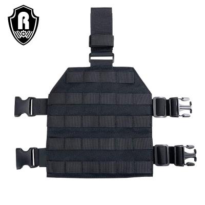 China Military Outdoor Activities Gear Leg Stalls MOLLE Multi Function Leg Holster Rig Dual Strap Leg Thigh Tactical Holster Bag Pouch for sale