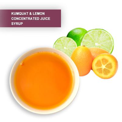 China Kumquat Natural Lemon Juice Liquid Concentrated Sugar Syrup for sale