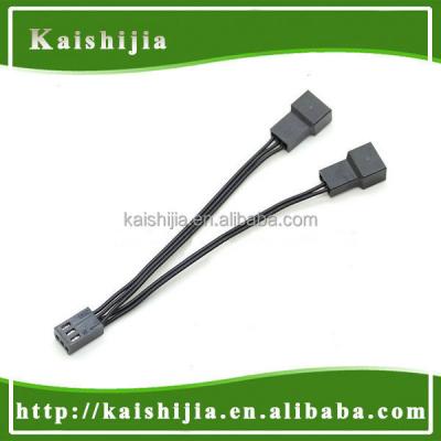 China Computer Motherbard Fan 3Pin Y Splitter PC Fan Extension Cable for sale