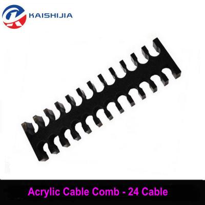 China 3MM sheathed & 4MM 24 Pin Black Acrylic Cable Combs PC Cable For 3mm Modular PC Power Supply Cable - 24 Cable for sale