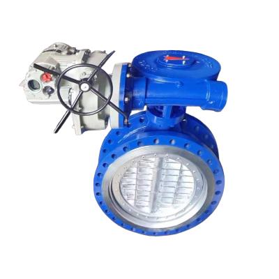 China General Three Flange Butterfly Valve Triple Eccentric Compensated Multilayer Hard Seal Butterfly Valve for sale