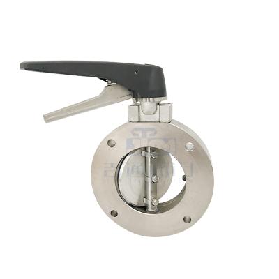 China Stainless Steel General Durable Vacuum Butterfly Valve Reasonable Price Manual Butterfly Valve For Sale for sale